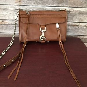 Rebecca Minkoff Leather Mini Mac Crossbody Bag
